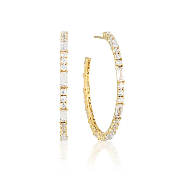 IRINA LARGE GOLD HOOP