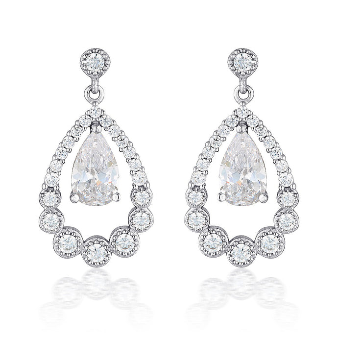 GEORGINI CHLOE TEARDROP EARRINGS