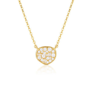 GEORGINI FILI SMALL MOSAIC GOLD PENDANT