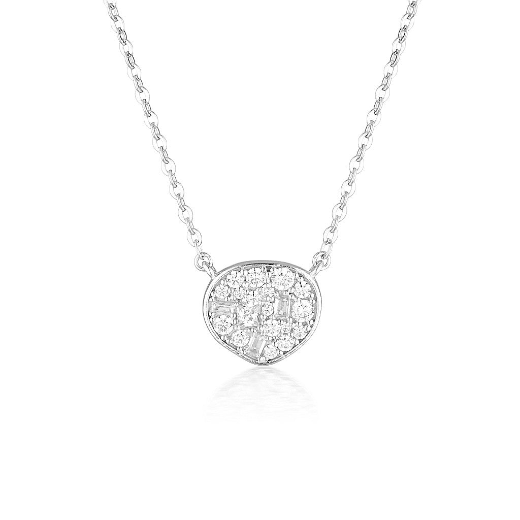 GEORGINI FILI SMALL MOSAIC SILVER PENDANT