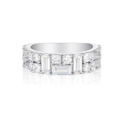 GEORGINI MOSAIC SILVER BAND