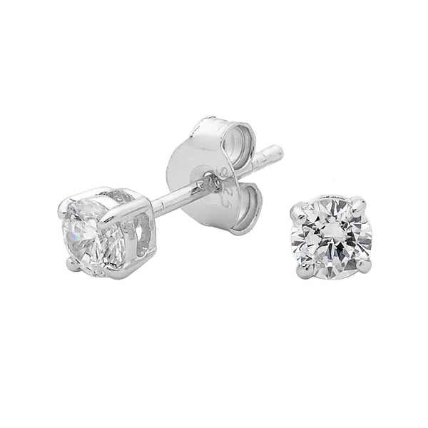 GEORGINI 4MM BRILLIANT STUD EARRING