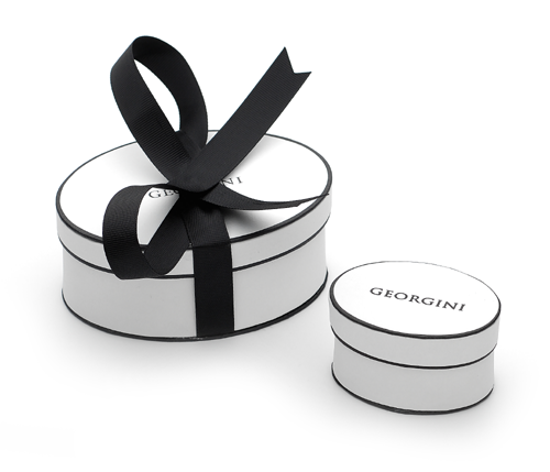 GEORGINI BIANCA 2 TONE EARRINGS