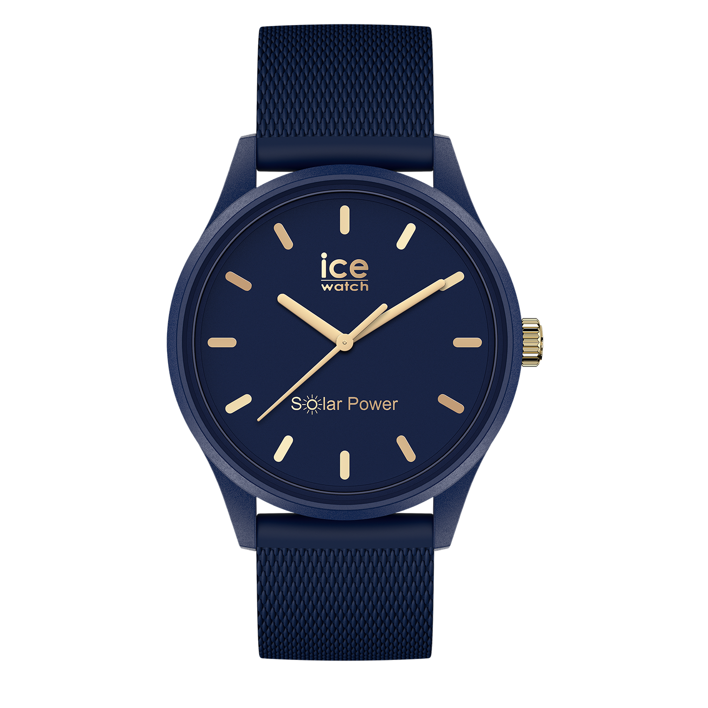 ICE solar power - Navy gold mesh