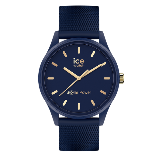 ICE solar power - Navy gold mesh