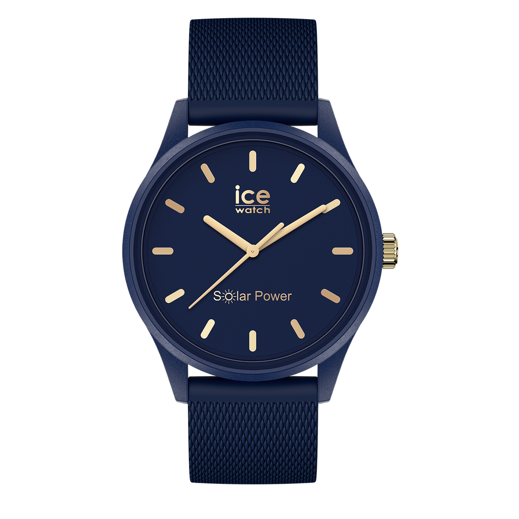 ICE solar power - Navy gold mesh