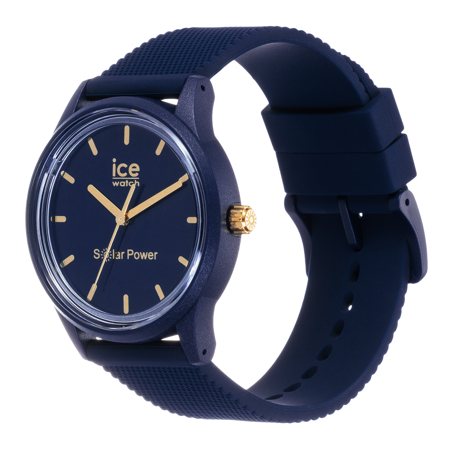 ICE solar power - Navy gold mesh