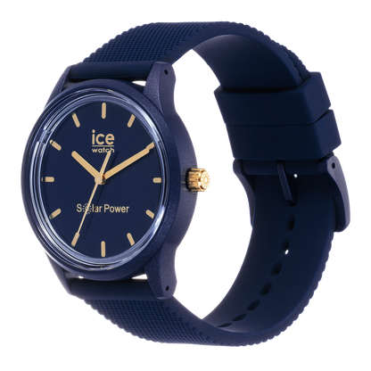 ICE solar power - Navy gold mesh