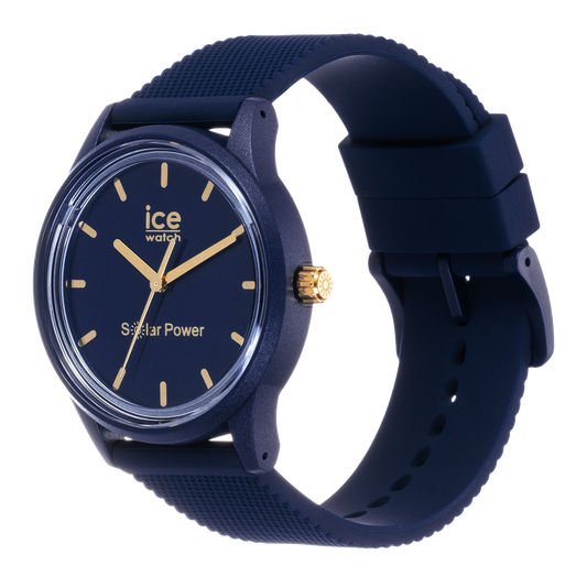 ICE solar power - Navy gold mesh