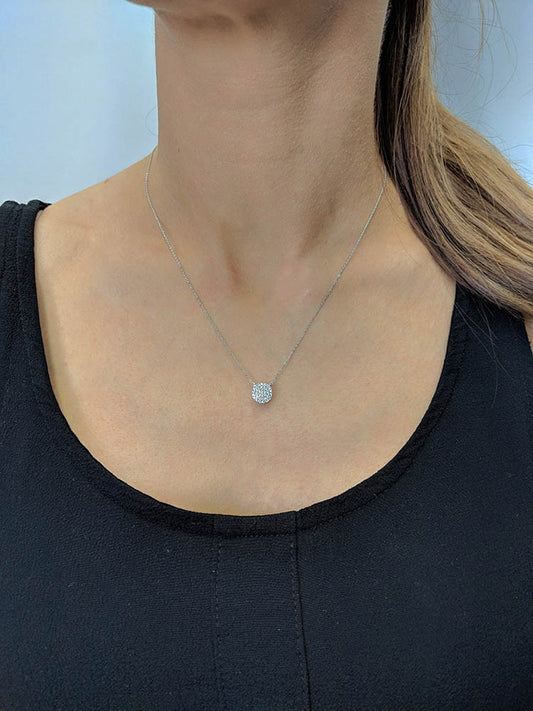 PAVO RHODIUM PENDANT