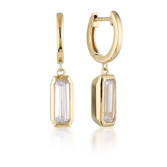 GEORGINI EMILIO GOLD DROP EARRINGS