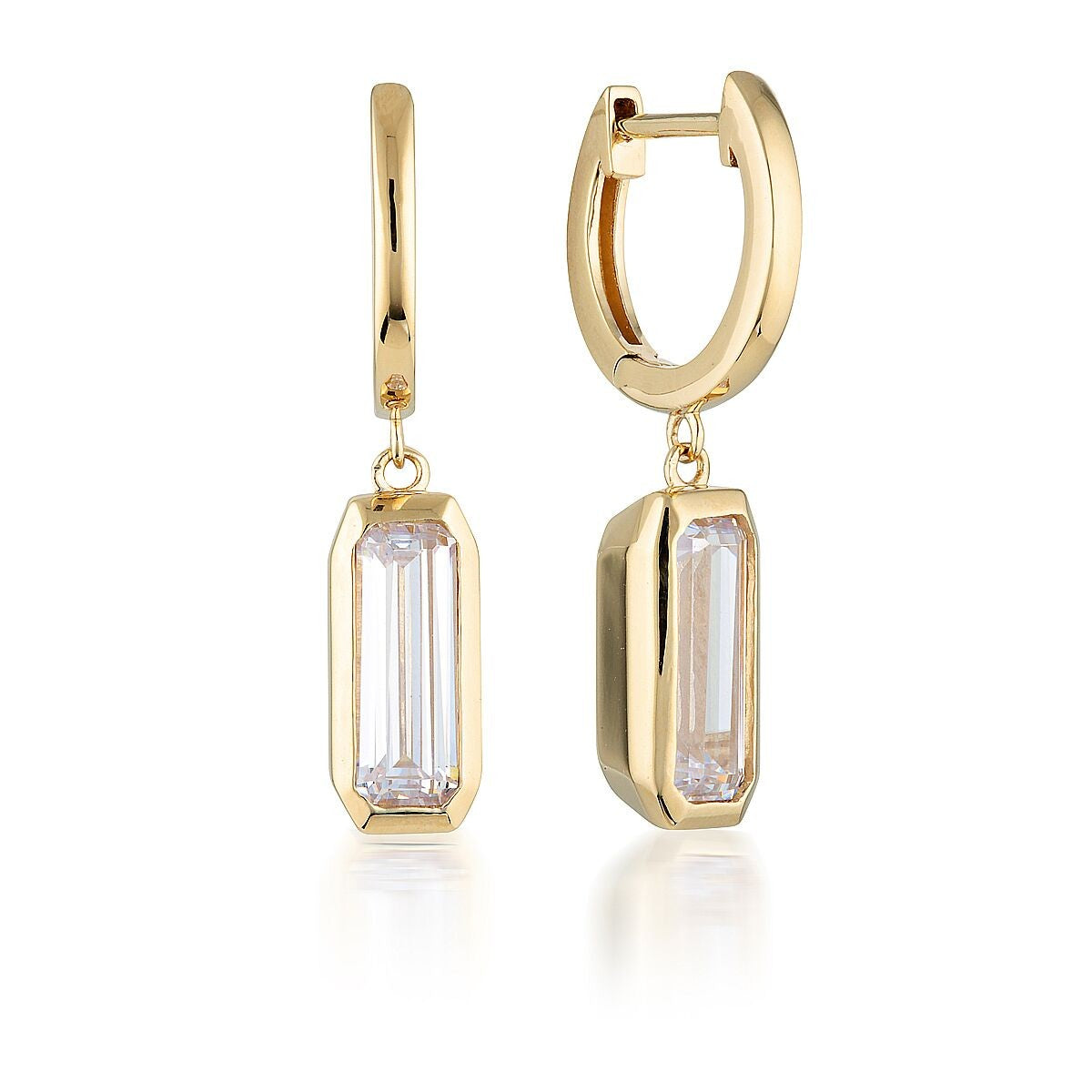 GEORGINI EMILIO GOLD DROP EARRINGS