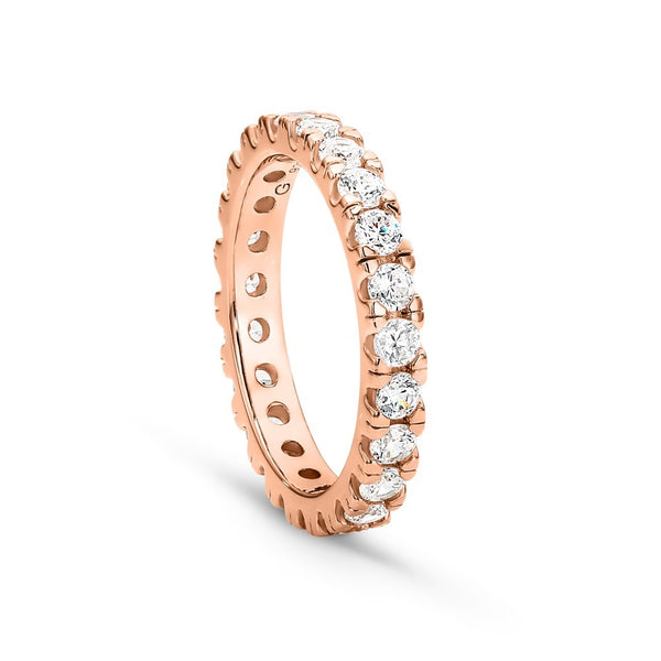 GEORGINI VIENNA ROSE GOLD 3MM RING