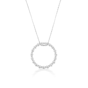 GEORGINI CIRCLE OF LIFE PENDANT - SILVER