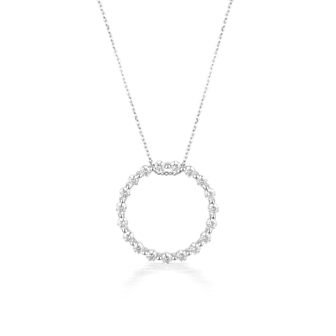 GEORGINI CIRCLE OF LIFE PENDANT - SILVER