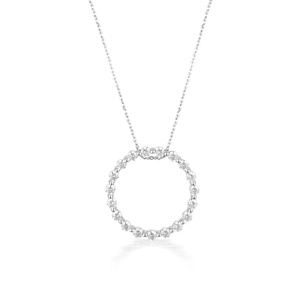 GEORGINI CIRCLE OF LIFE PENDANT - SILVER