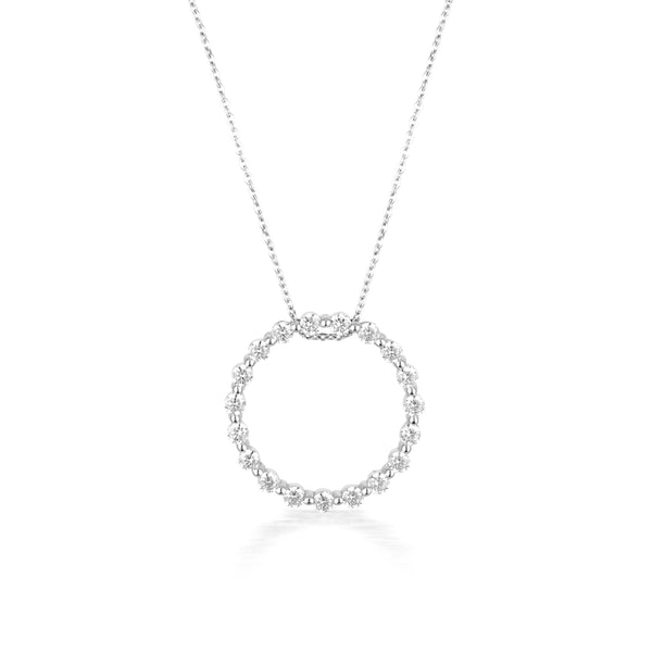 GEORGINI CIRCLE OF LIFE PENDANT - SILVER