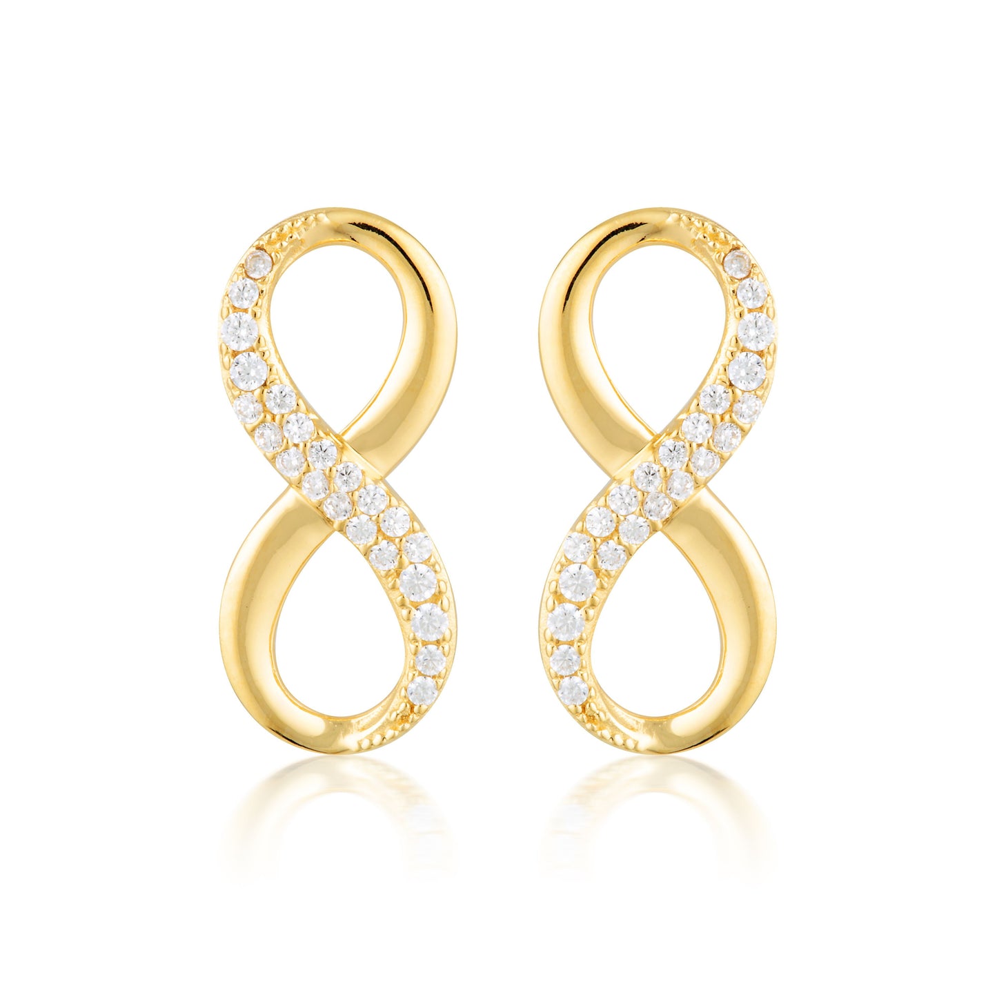 FOREVER INFINTY EARRINGS - GOLD