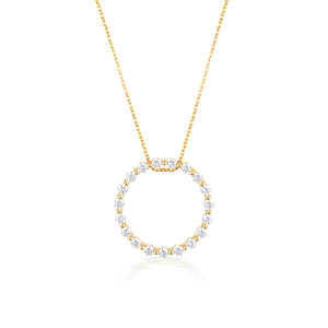 GEORGINI CIRCLE OF LIFE PENDANT - GOLD