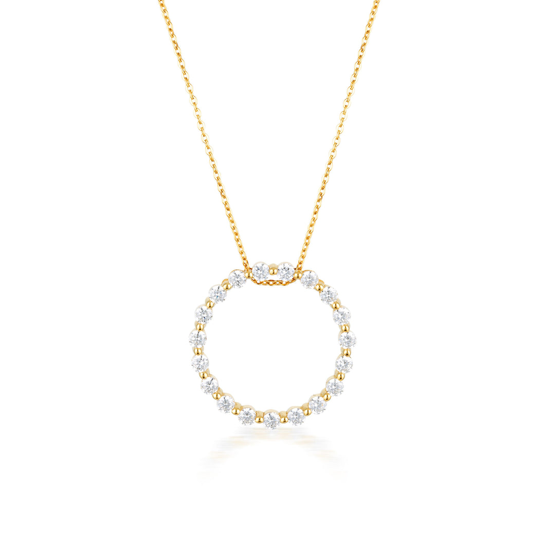 GEORGINI CIRCLE OF LIFE PENDANT - GOLD