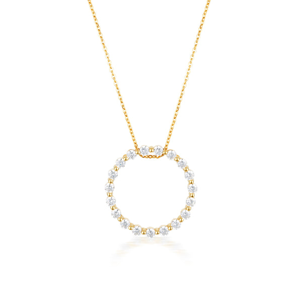 GEORGINI CIRCLE OF LIFE PENDANT - GOLD